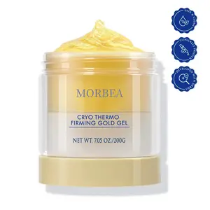 MORBEA Fast-Acting Anti Cellulite Sculpting & Tightening Burn Gold Massage Cream | Cryo Thermo Firming Gold Gel for Belly Thigh But & Arm| WELLENESS，Refreshing Formula | Unisex Body Contouring Treatment for Men & Women |200 G mothersdaygift