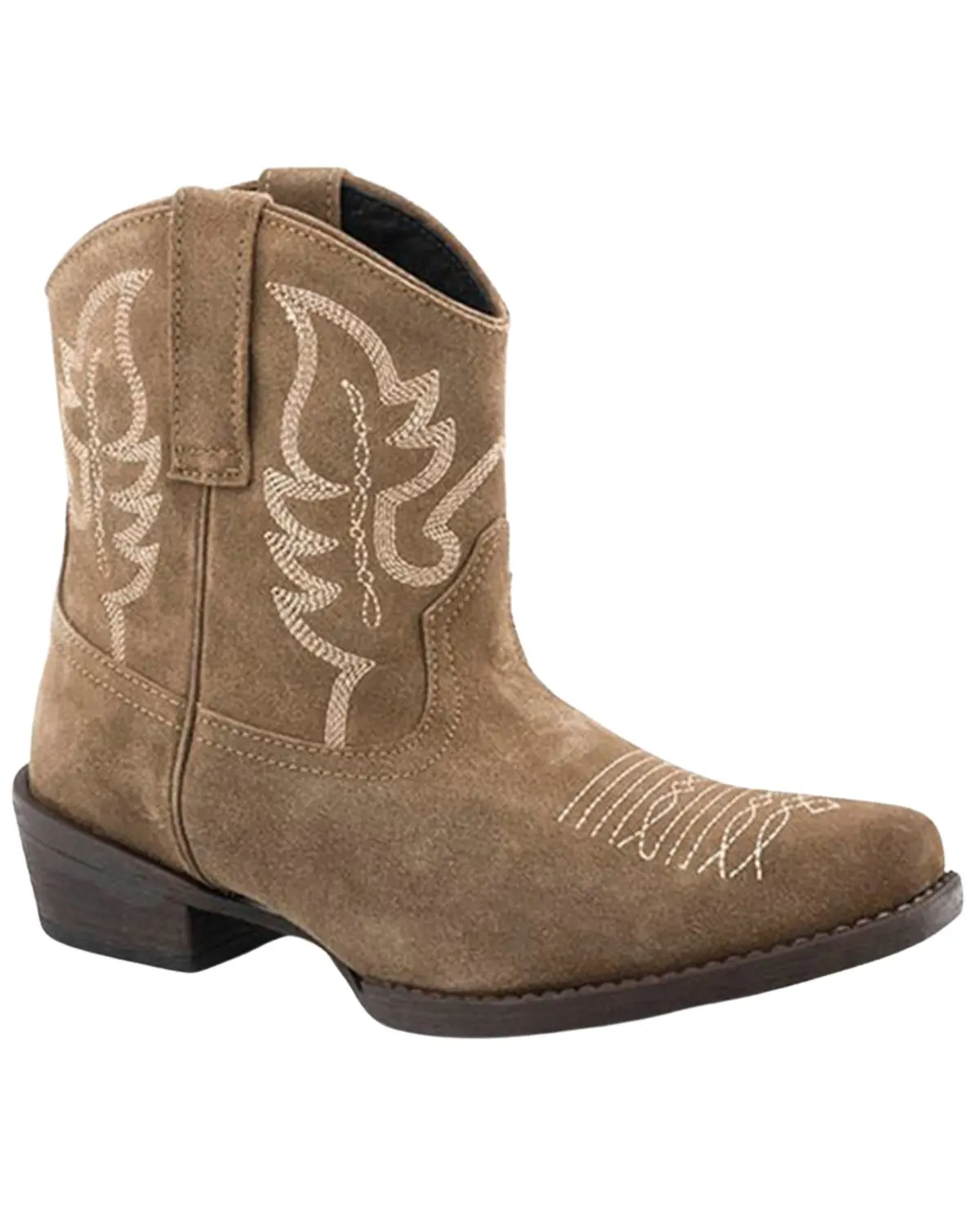 Women's Women'S Dusty Ii Cow Suede Western Booties Snip Toe - 09-021-0191-3096 Ta