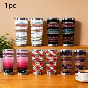 1pc 20oz Stainless Steel Hidden Message Travel Tumbler, Sarcastic Design Funny Coffee Mug, Leak Proof, Perfect Gift for Coworkers & Work Besties, Insulated Tumbler, Leakproof Tumbler, Insulated Drinkware