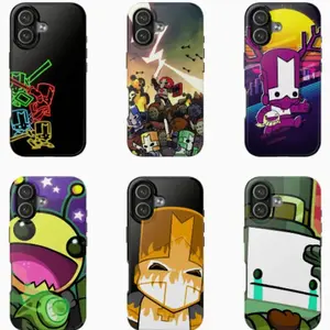 Castle Crashers phone case Suitable for iPhone 17-11 Pro Max/Plus and  Samsung Galaxy S23-25