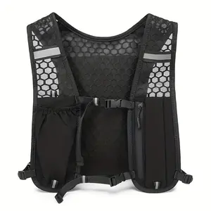 Lightweight Breathable Running Vest Bag, Dual-Use Waist and Chest Pack, Large Main Pocket for Phone, Ergonomic Hands-Free Design, Ideal for Gym, Hiking, Cycling, Travel, Marathon