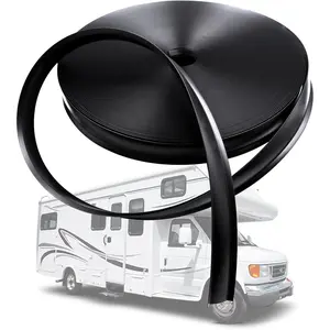 1" 120FT Black RV Vinyl Trim Molding Insert, Exterior Screw Cover Weather Stripping for Camper Trailer Roof Corner Gutter Seal