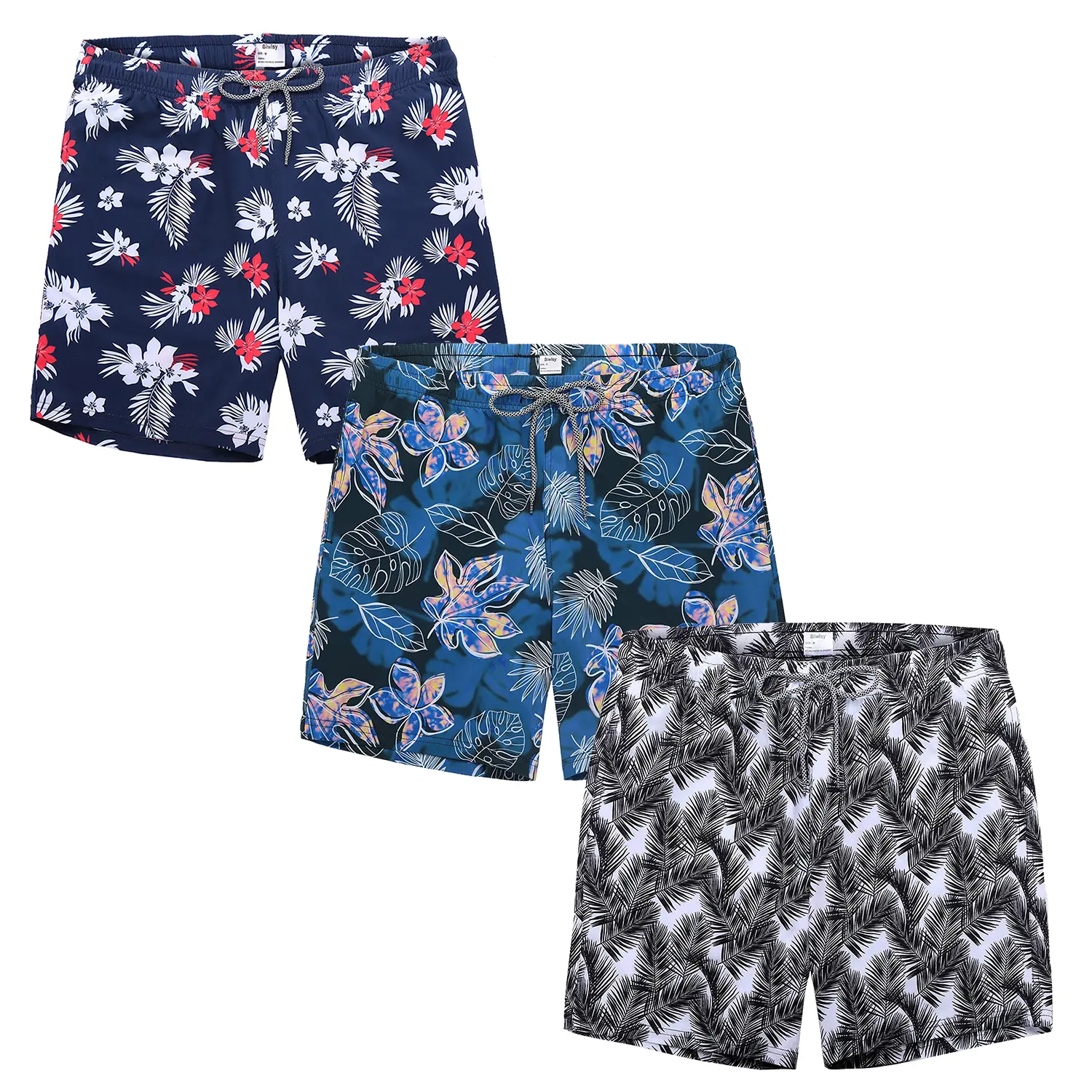 Men's Swim Trunks Quick Dry Bathing Suit Swimming Shorts Mesh Lining Beach Swimwear