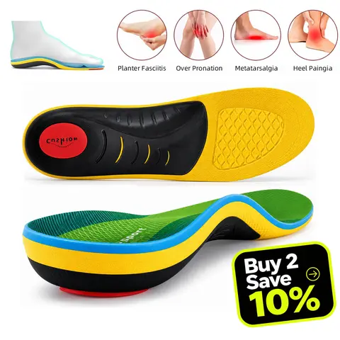 Heavy Duty Orthopedic Insoles for 220+lbs Unisex Athletic Users - TPU Arch Support, Pressure Relief, Shock Absorbing Cushioned Soles, Flat Feet, All Seasons TPU Sports Shoe Accessories, Pressure Relief Insole