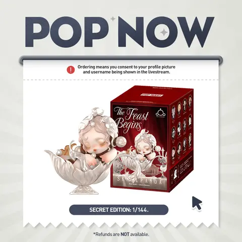 [POP NOW]SKULLPANDA The Feast Begins Series Figures POP MART