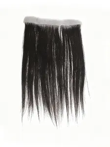 Forehead Hairline PU Wig Cap, 12 Inch Straight Hair, 100% Real Human Hair, Natural Invisible Patch, Bald Spot Cover, Real Hair Extensions