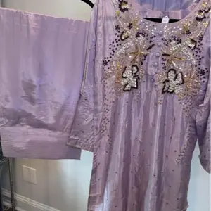 New 3pcs Silk Farshi shalwar Pakistani / Indian dress formal wear S38