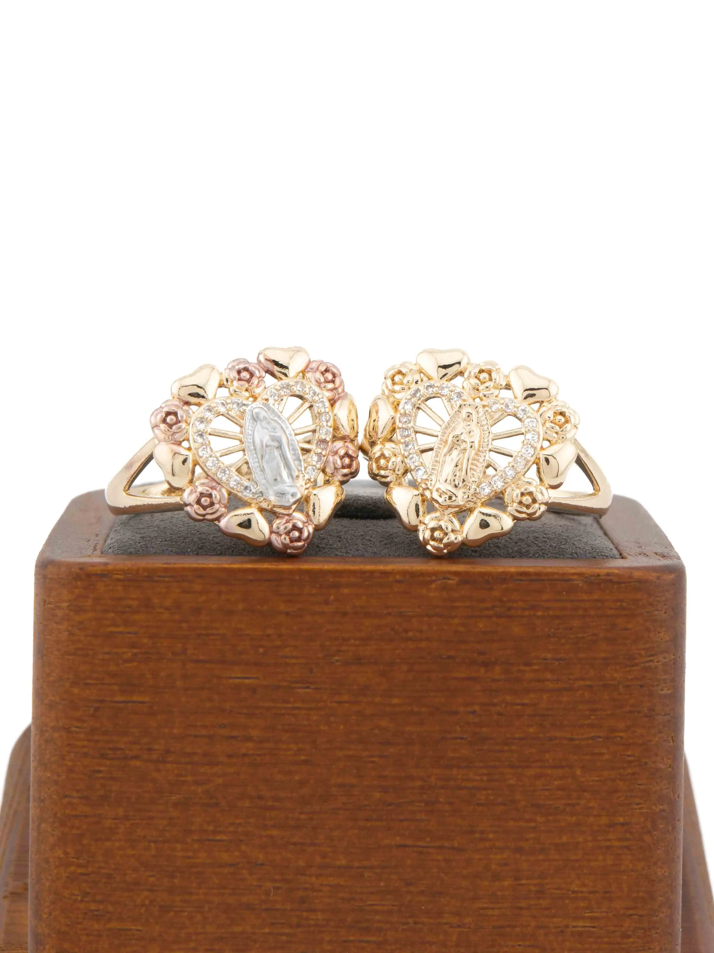 Virgin Mary Rings Gold-Plated in Gold-Plated Available in Sizes 7 8 9 10 Exclusive Beautiful Jewelry Perfect Fit for Your Finger