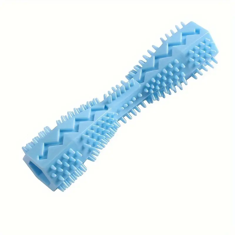 1pc Durable Dog Chew Stick, Toothbrush, Puppy Toothbrush for Tooth Cleaning and Massage - Soft Rubber Pet Toy