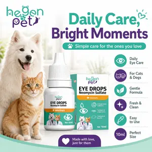 Hegenpet Advanced Eye Hygiene Solution | Gentle Cleansing Drops for Dogs & Cats | 10ml#Summervibes #petlovers Neomycin Sulfate Eye Care