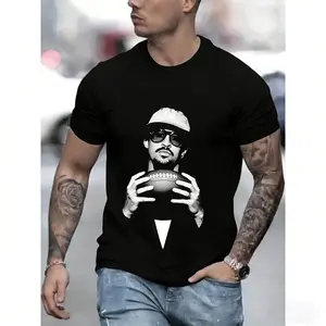 Men's Bad Benito Bowl graphic T-shirt, a vintage-style sweatshirt and fashionable casual top, perfect for game day and football fans.