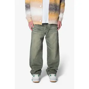 Ultra Baggy Ground Moss Denim - Moss