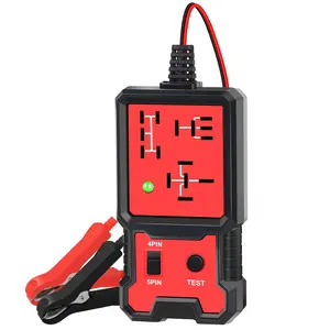 Voltage Tester Car Electronic Relay Tester Automotive Battery Testing Tool Automotive Relay Tester Indicator Light Universal 12V Accessories Load Tester Brake Fluid Tester Power Probe Tester Automotive Circuit Tester Automotive Diagnostic Tools Battery Te
