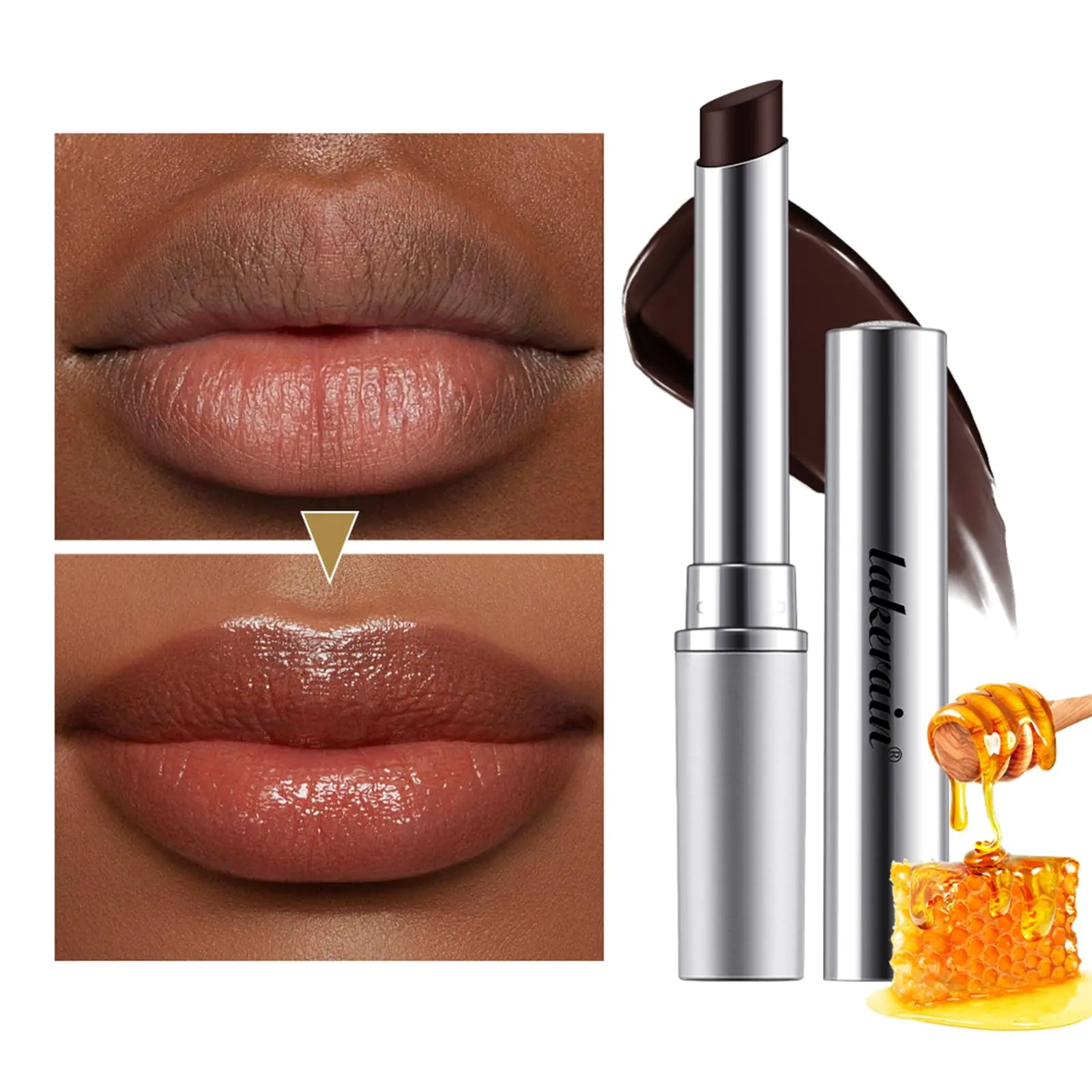 Honey Tinted Moisturizing Lip Balms, Sheer Hydrating Lipstick for All Skin Tones, Lip Softening Balm, Moisturizing Lip Care with a Hint of Natural Black Cherry Tint, Nourishing Lip Color, Lip Treatment, Lip Care Products