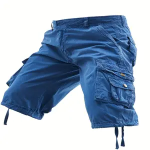 [Pure Cotton Shorts] Multi Pocket Men's Workwear Shorts | Pure Washed Outdoor