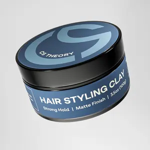 CS THEORY Hair Styling Clay for Men - Strong Hold Matte Finish Lightweight Non-Greasy Formula Adds Texture Volume and Control 3.5 oz tiktokshopspringglowup