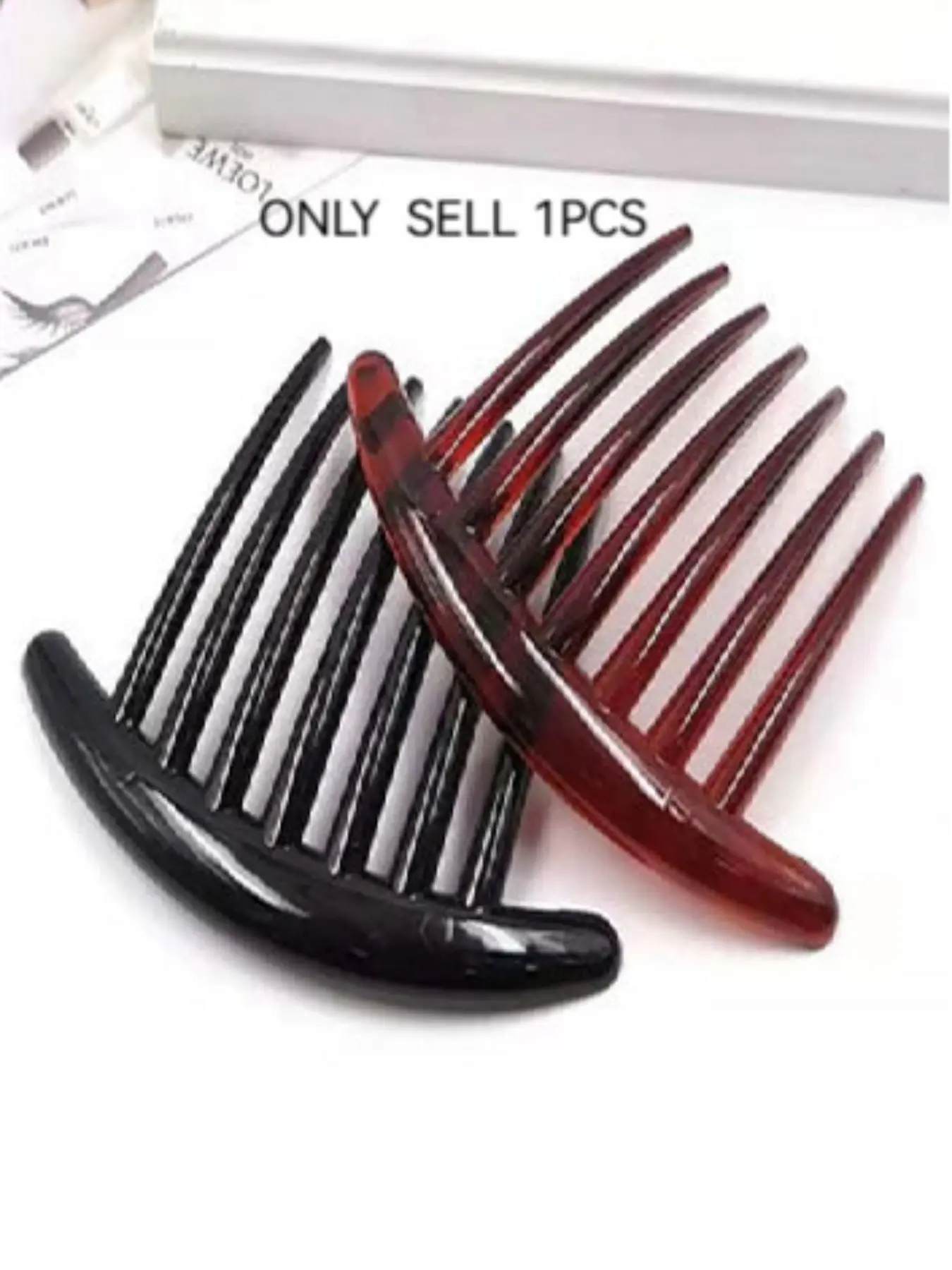 Adult Hair Comb Clip French Twist Hairstyle Accessory, Fashion Hair Accessories, Elegant High-End Plain Design, All Seasons Use, Stylish Hairpin, Hair Clips, Fashion Hairpins