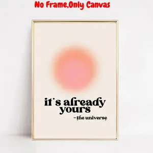 Sunset Gradient Wall Art Unframed, Vintage Poster, Wall Art for Home Living Room Bedroom, Home Decor, Room Decor, Bedroom Accessories, Ornaments, Sunrise Wall Art Design