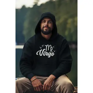 Virgo Zodiac Hoodie - Practical & Elegant White Design Maiden Symbol