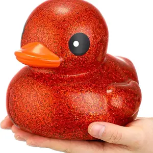 Large Glitter Rubber Duck - Squeaking Stress Relief Toy, Decorative Home Accent (2nd Image Reference), Magnetic Building Blocks Set, DIY Photo Frame, Gel Ball Blaster Gun Stainless Steel Mercury Prop Outer Casing, Fun Stocking Stuffers