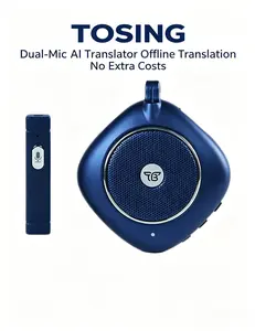 Portable TOSING Dual-Mic AI Travel Translator Device | 137+ Languages Real-Time Voice Translation | Pocket Sized Translation Gadget | US Warehouse Stock, Free AI Access | free ship, summerwins
