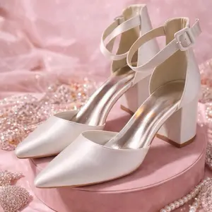 Elegant Pearl Bride Heels