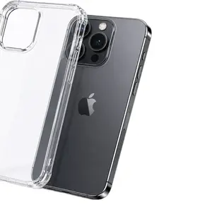 RODNEX Crystal Clear Case for iPhone 15 Pro Max Shockproof Protective Cov