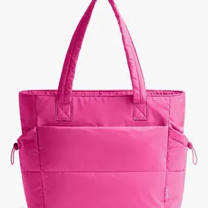 Puffy Tote Bag - Stylish & Functional Pink Tote for Everyday Use