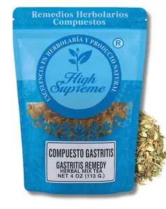 Gastritis Herbal Tea – 100% Natural Herbal Infusion – 4 oz Loose Leaf – With Malva, Chamomile, Boldo & Fennel – Caffeine-Free, Vegan, Non-GMO – Té para Bienestar Estomacal – Digestive Support Blend