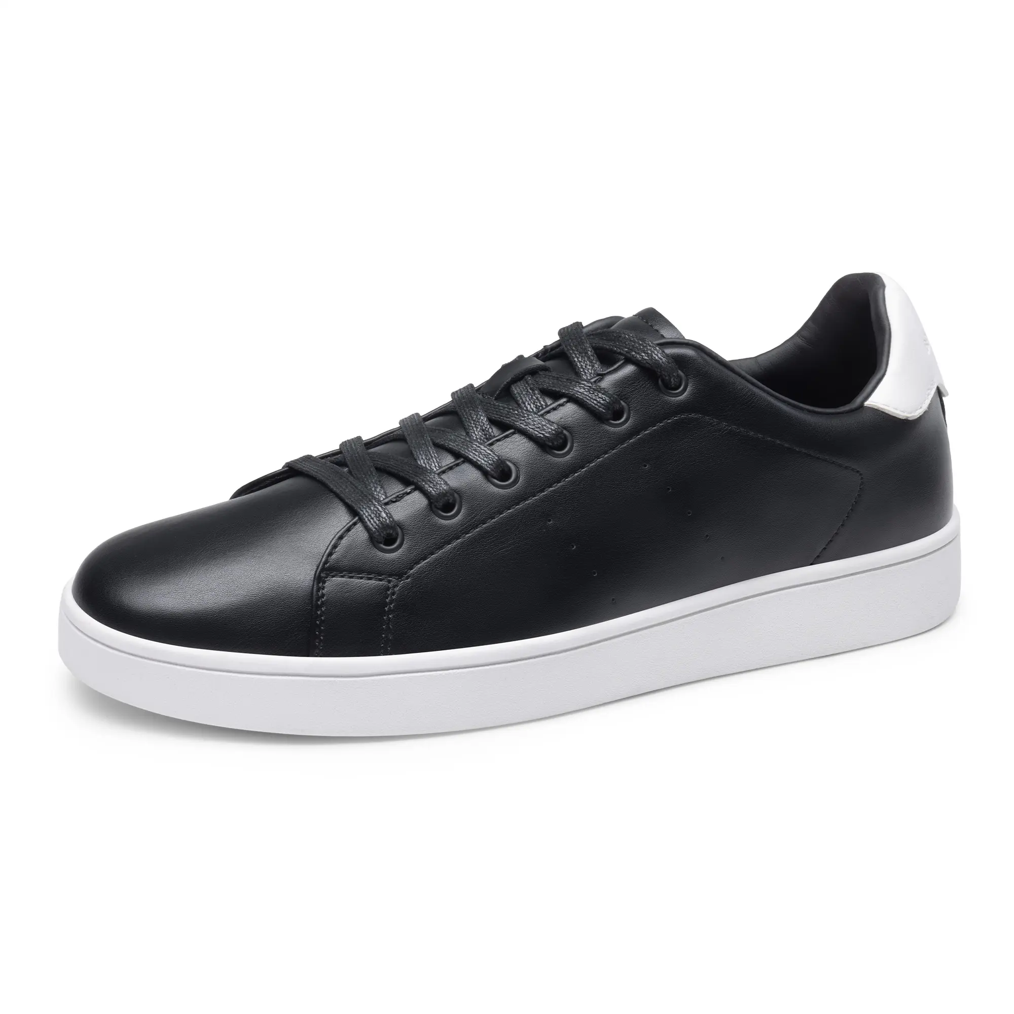 BRUNO MARC Men's Classic Lace-Up Vegan Leather Casual Sneakers - Walking Shoes, Sports Shoes for Office Wear, Gym Workouts, Footwear, Classic Sneaker, Lightweight, Rubber Sole, Lace-Up Fit, Custom Snug, Vegan Upper, Kind Choice, Male, Athletic Lightweight