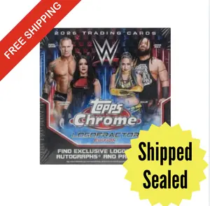 Wrestlemania Exclusive 2026 WWE Topps Chrome Logofractor Edition Wrestlemania 42