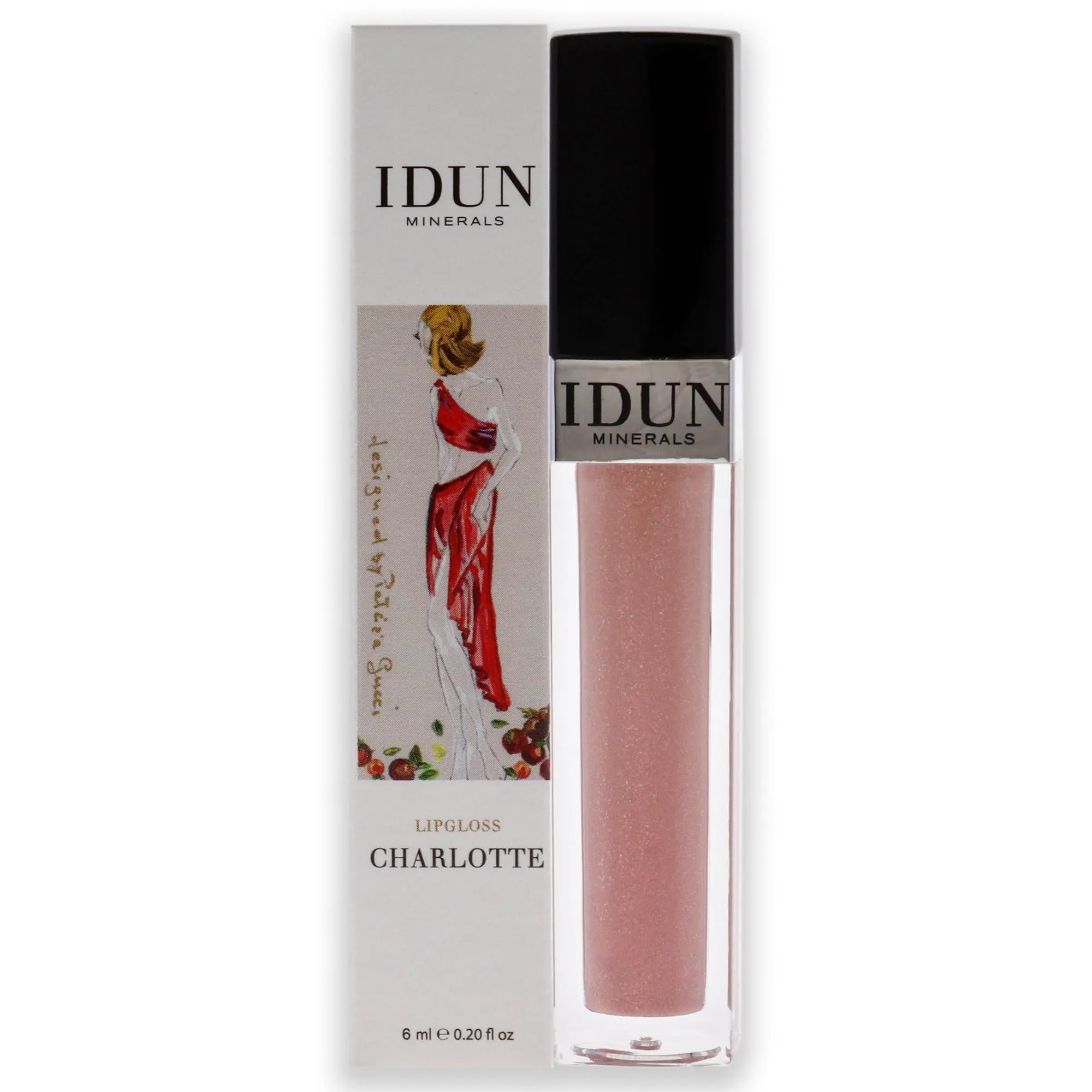 Women's Makeup Lip Gloss - 019 Charlotte by Idun Minerals, 0.2 oz