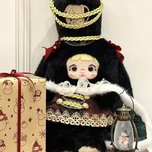 Nommi Nutcracker Hanging Card Plush Toy 400% Overall Cute Festive Ornament Gift for Decorations with Hanging Card