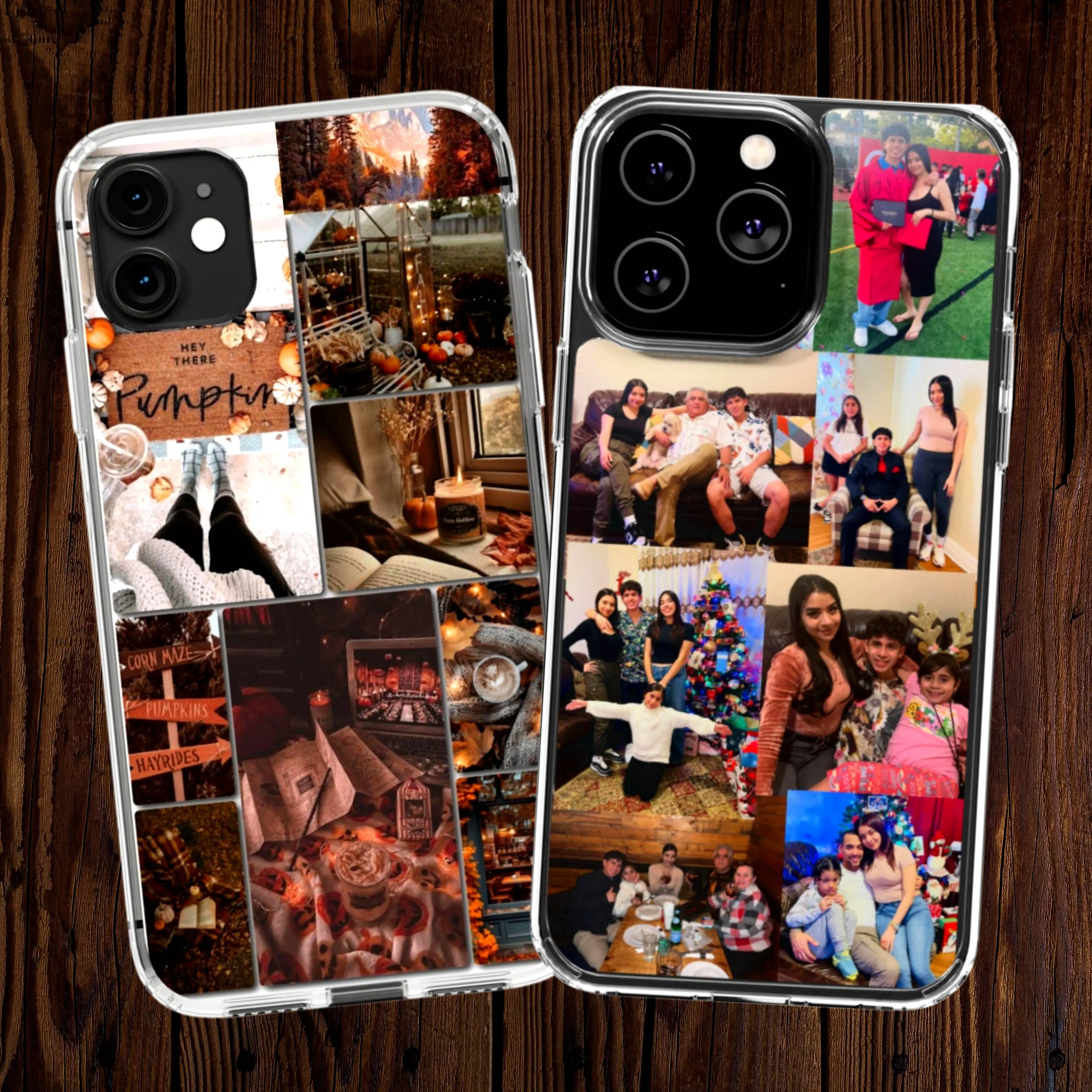 Personalized Custom Picture Collage Phone case for iPhone 14, 13, and 12 - Customizable Photo Cover personalized Protective cover Accessories