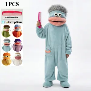 Unisex Monster Wearable Blanket Onesie Pajamas, 6 Colors Soft Flannel Loungewear, Cozy Full-Body Costume for Adults & Teens