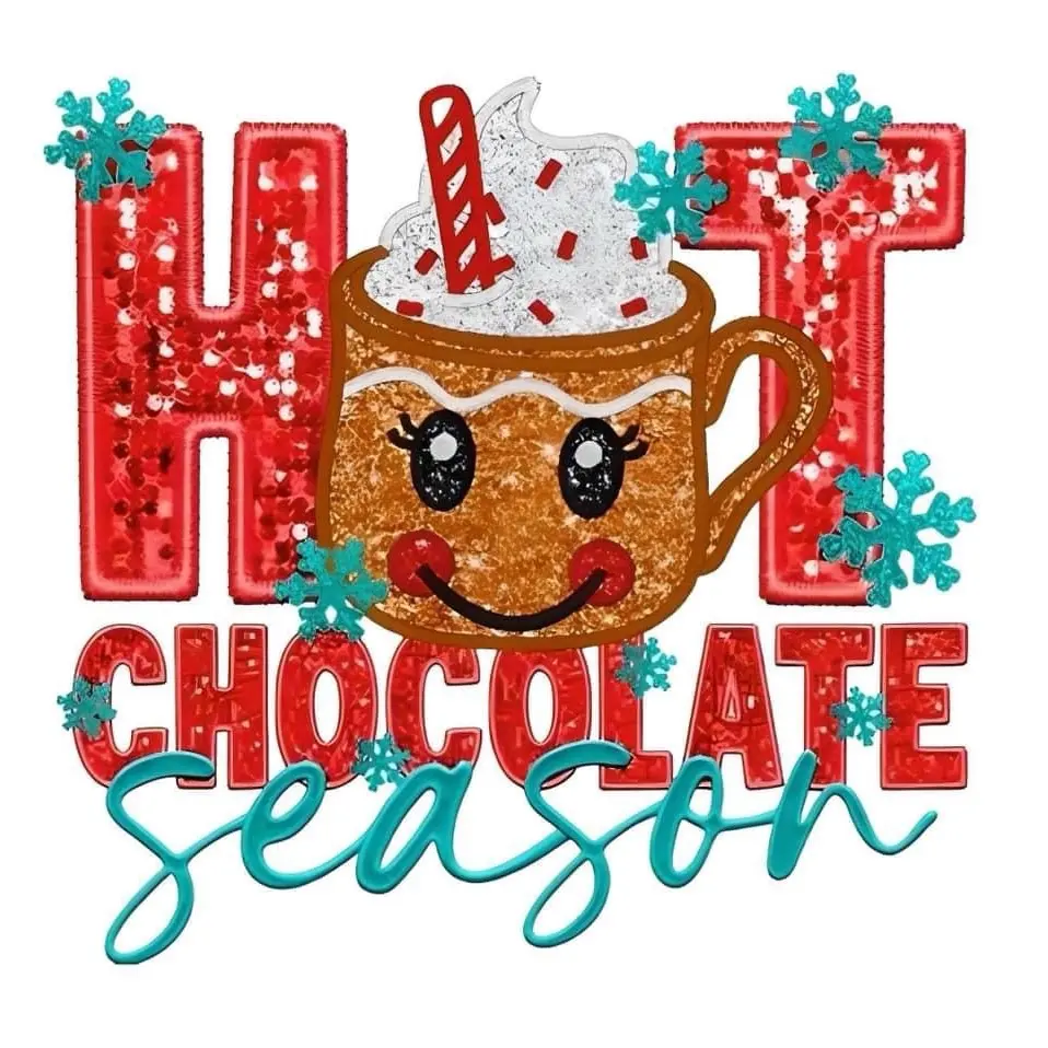 Hot chocolate sublimation print