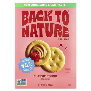 Back to Nature Crackers, Classic Round, 6.5 oz (184 g)