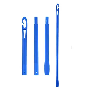 22 Inch Hair Curlers Hook Heatless Curls Hook Hair Curlers Styling Hook (Blue) Haircare