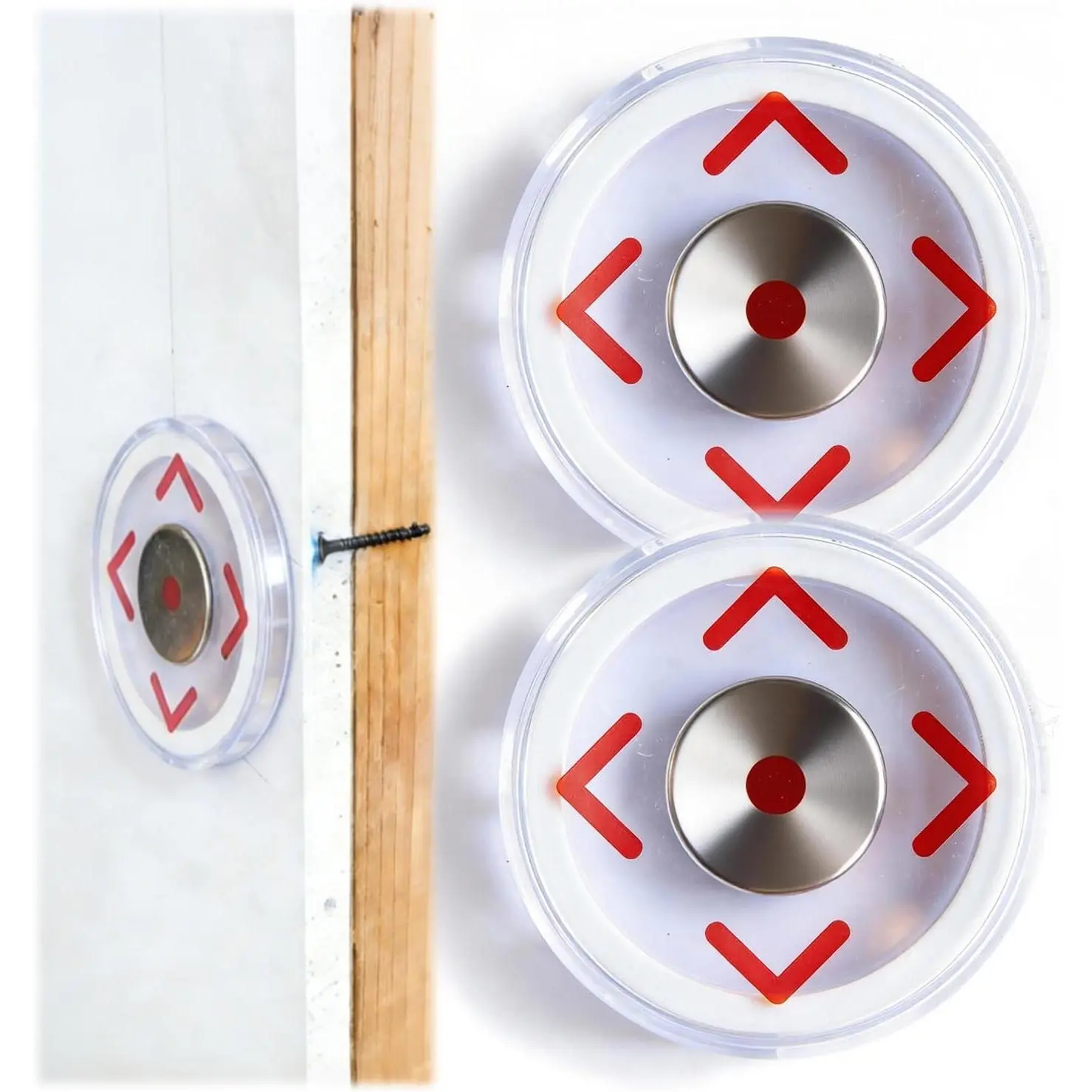 Stud Finder,   Wall Scanner for Drywall and  | Easy to Use | No  Required - Visual Effect with Clear Case- 1 Pack