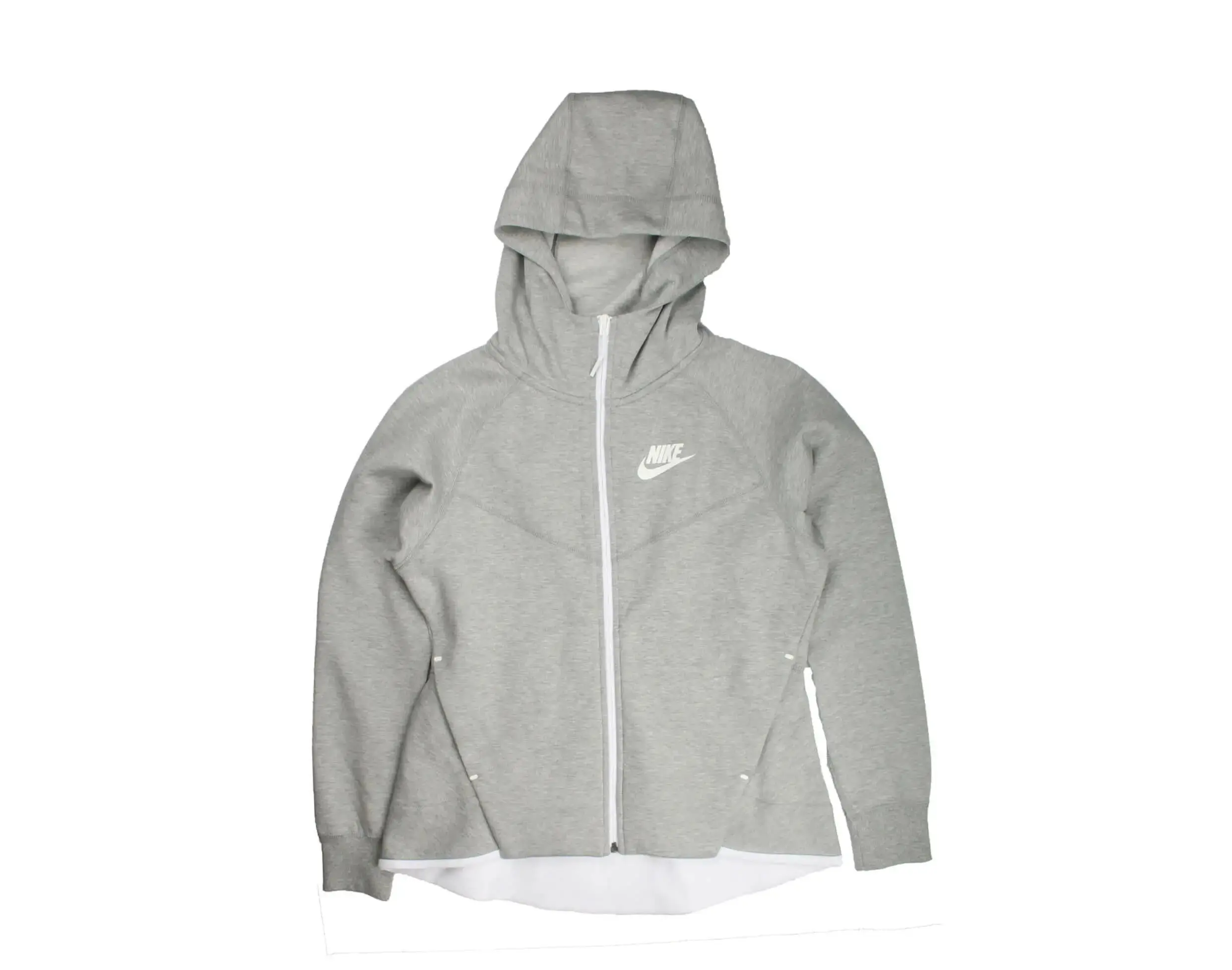 Nike Sportswear Tech Fleece Windrunner Hoodie in Dark Grey Heather | Women's
