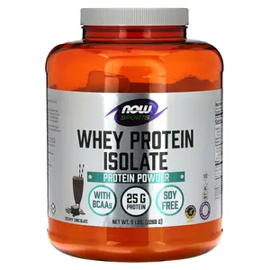 NOW Foods Sports, Whey Protein Isolate, Creamy Chocolate, 5 lbs (2,268 g)