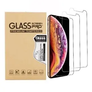 iPhone 11 Tempered Glass Screen Protector Film Cover [3-PACK], Anti-Scratch, Anti-Fingerprint, Bubble Free, 100% Clear [fits iPhone 11]