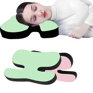 Beauty Sleeping Pillow, Anti-Winkle, Cervical Memory Foam Neck Pillow for Side Sleeping, Bed Pillows for Back and Stomach Sleepers