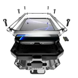 Case for iPhone 17 Pro Max, 360 Degree Dustproof Cover, Shockproof Casing, Includes Glass Screen Shield for Complete Safety, Protection