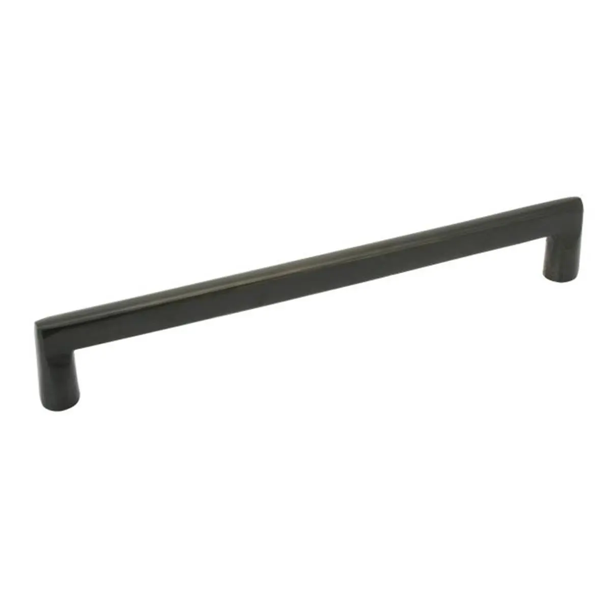 Emtek 86336MB 8 in. Medium Bronze Rail Cabinet Pull, 8' CTC Door Handle with Easy-Install Design