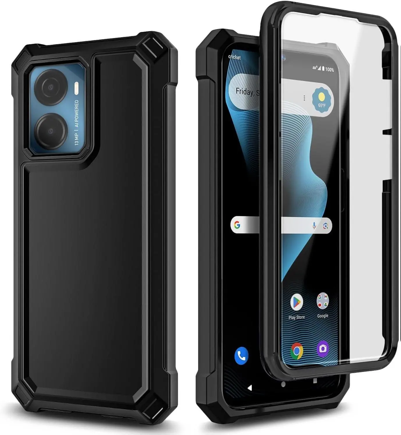 Cricket Magic 2 5G Case (2024), AT&T Propel 2 5G with [Built-in Screen  Protector], [9FT Military Grade Drop Tested] Full-Body Protective  Shockproof Bumper Case (Black) Cellphone Wireless - TikTok Shop