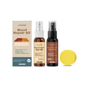Wood Care Spray Set (30ML X2 + Sponge X1), Household Furniture Maintenance, Anti-Drying Agent, Home Care Spray, Wood Protection, Cleaning Sponge Included
