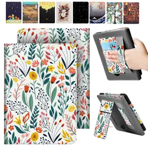 Kindle Case| Reading Tablet Case| Magnetic Closure| Hand Strap| Built-In Stand|Multiple stylish options available