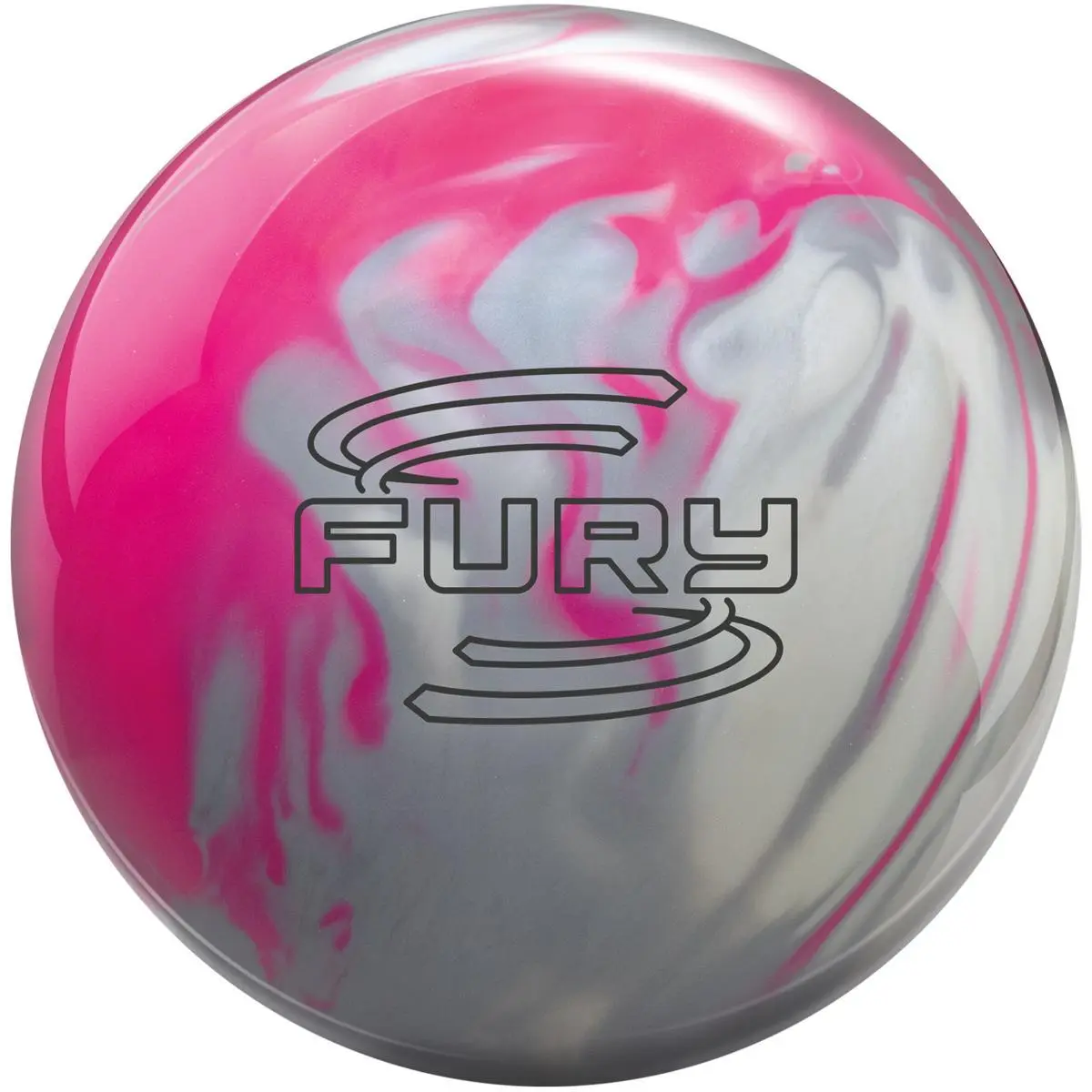Brunswick Fury Pink/Ice/Silver Pearl Bowling Ball