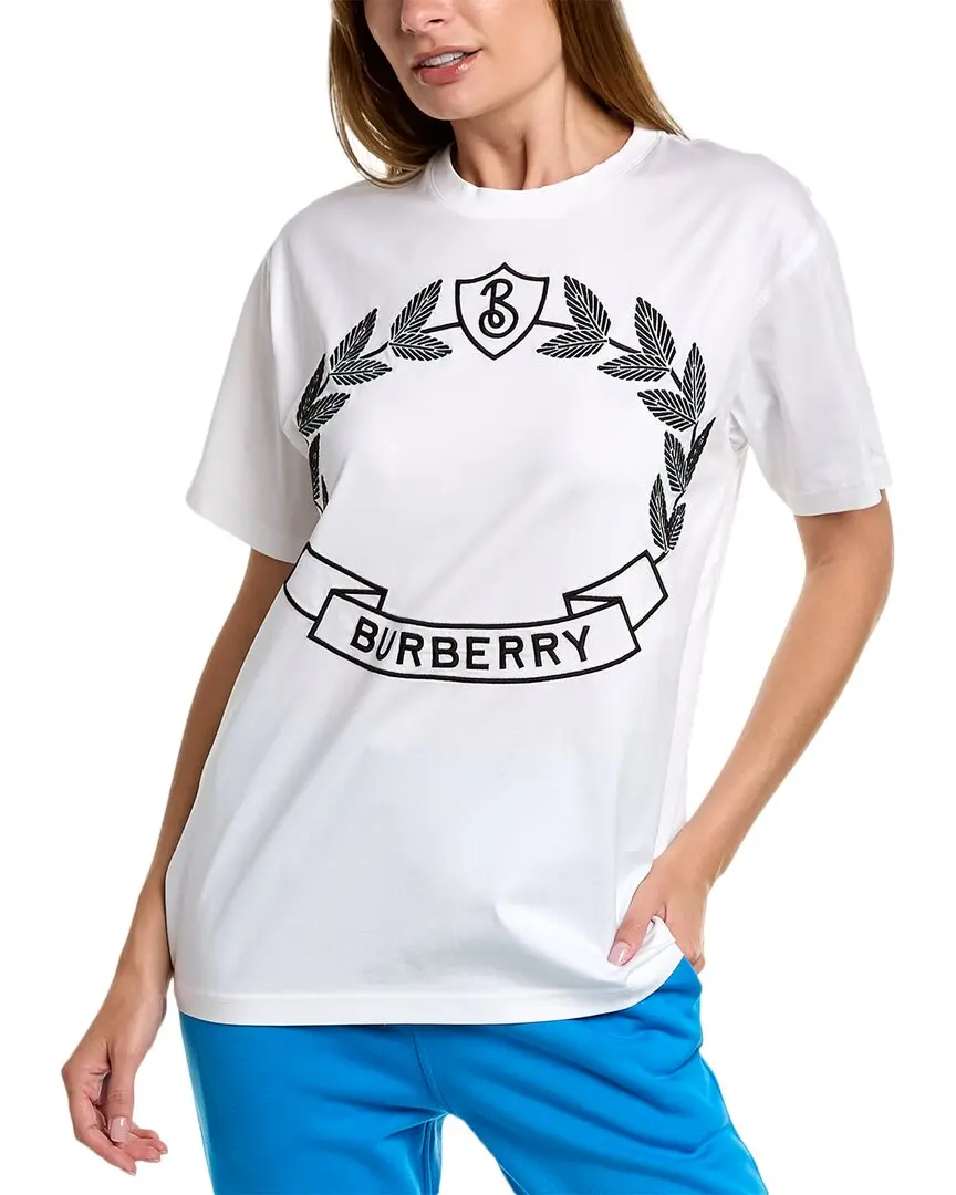 Burberry Oak Leaf Crest T-Shirt Burberry Oak Leaf Crest T-Shirt